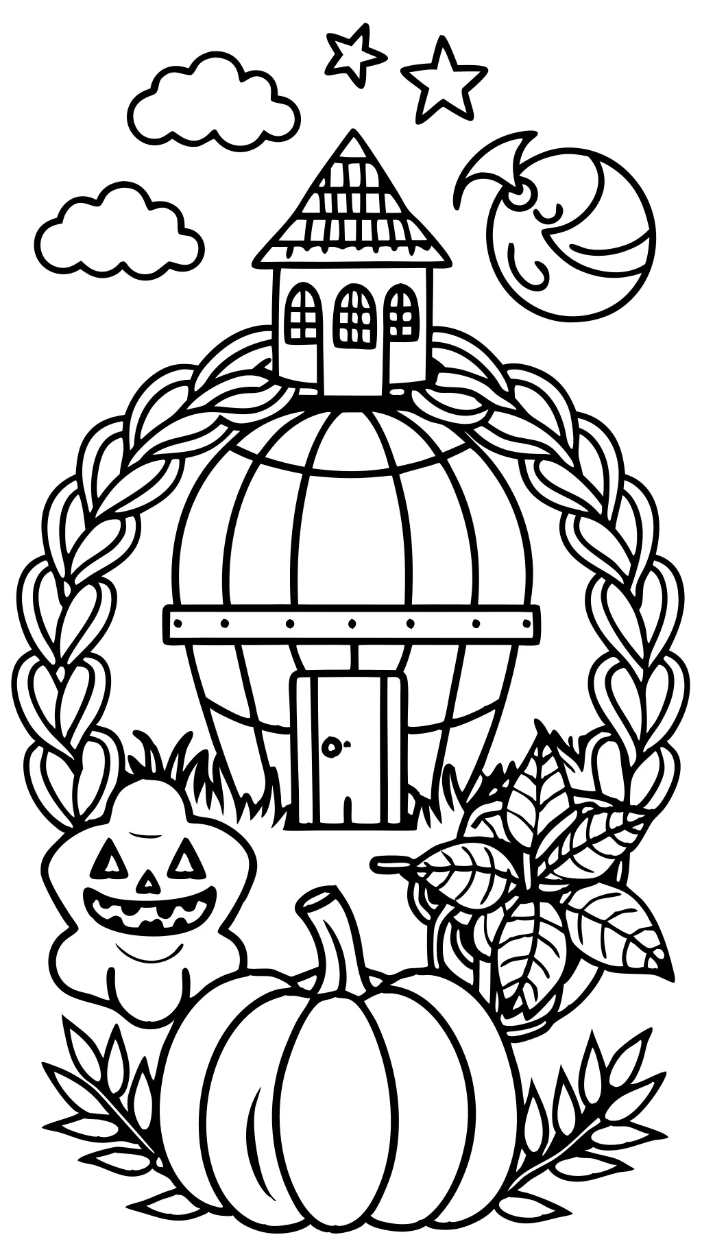 harvest coloring pages